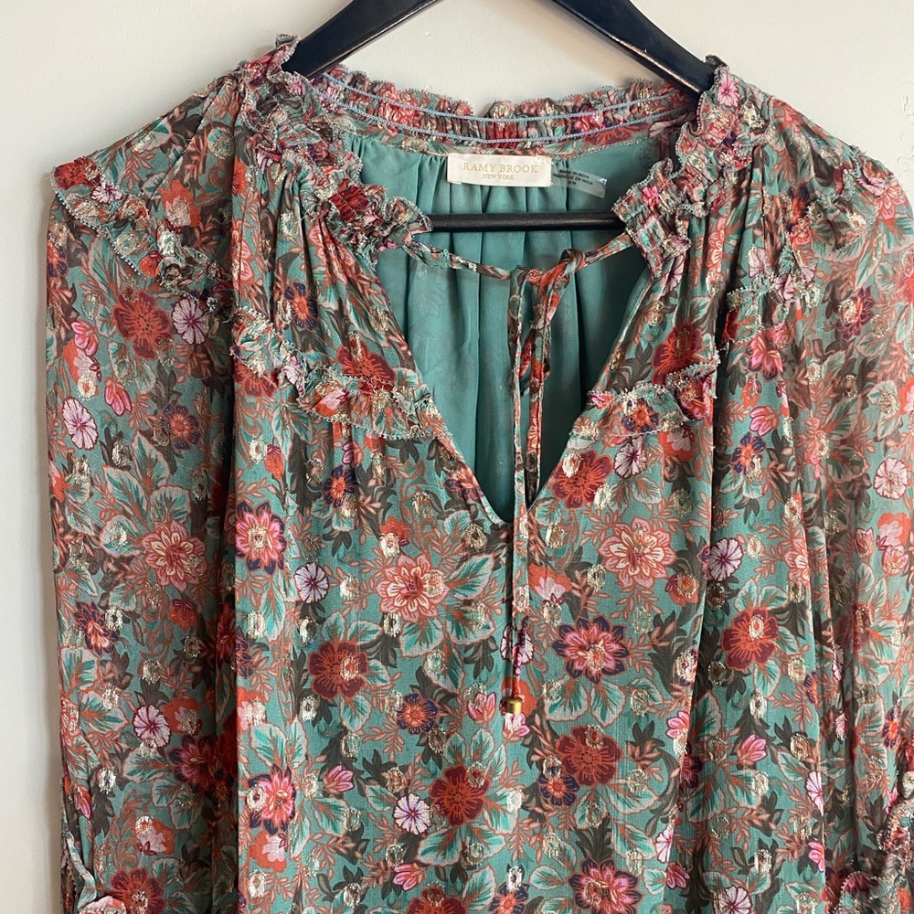 Gorgeous Ramy Brook long sleeve top - size M!